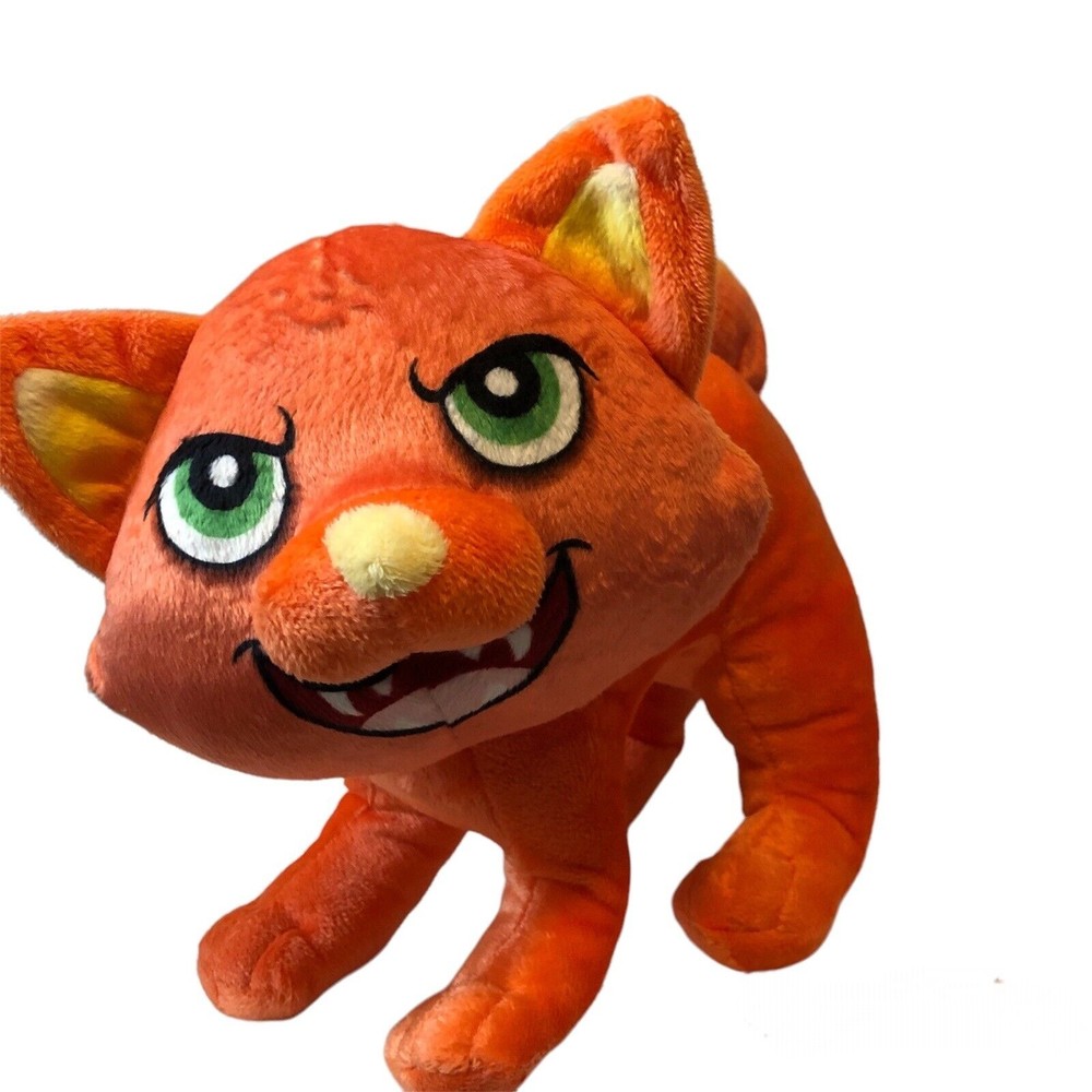 Kellytoy Scaredy Cats Plush Orange Candy Corn Ears/ Tail Halloween Plushie 10"